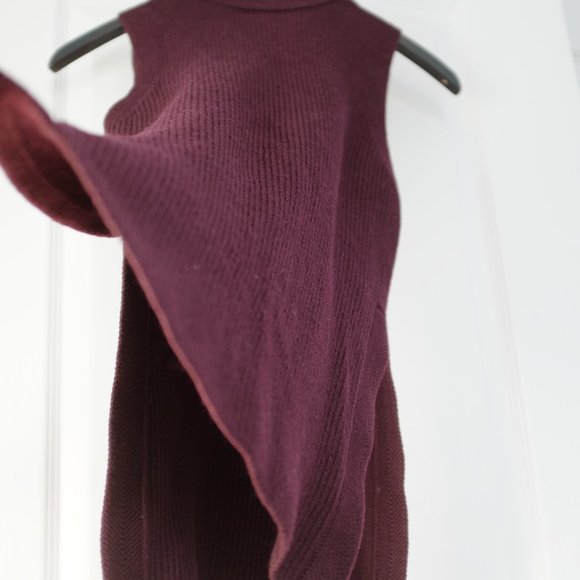 COPY - Wilfred Burgundy Durandal Wool Sleeveless Sweater Vest chucky knit Size … - Picture 7 of 10